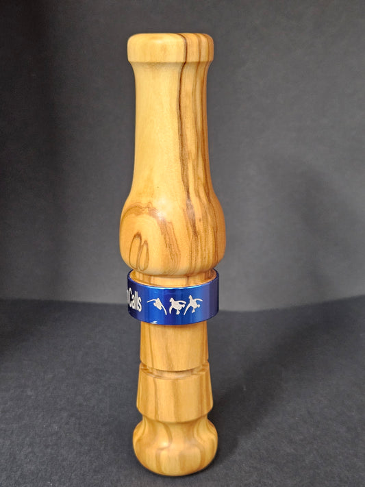 Olive Wood Single Reed Timber Duck Call