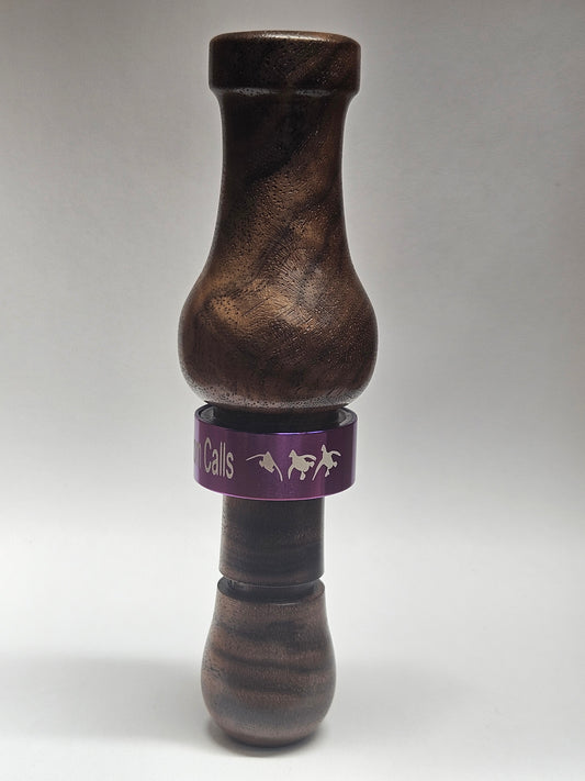 Single Reed Fancy Burled Walnut Duck Call