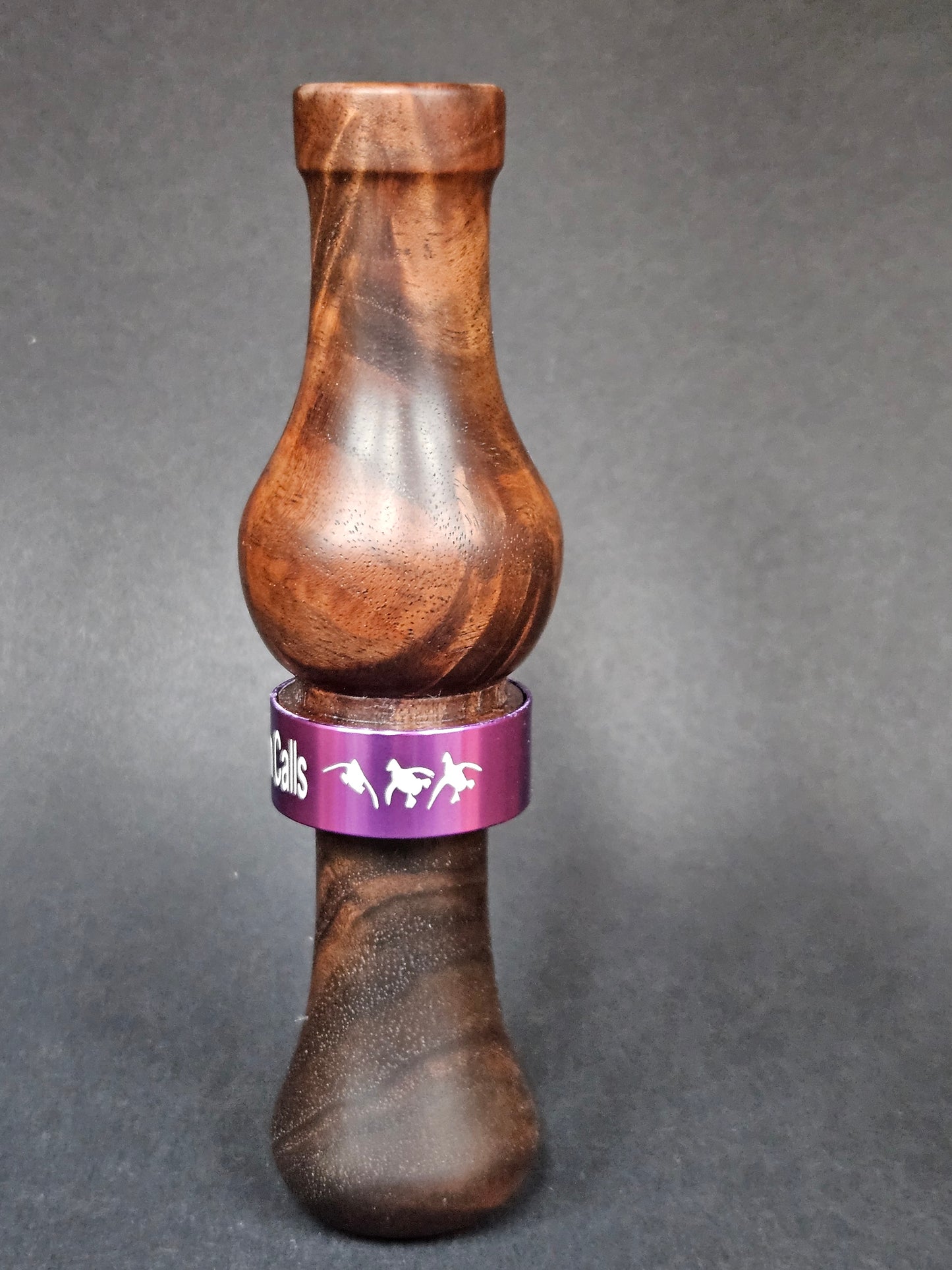 Single Reed Fancy Burled Walnut Duck Call