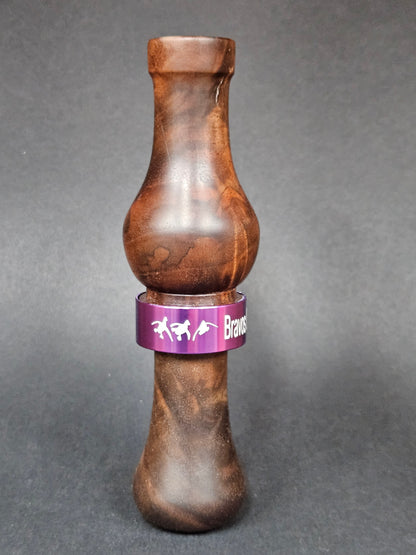 Single Reed Fancy Burled Walnut Duck Call