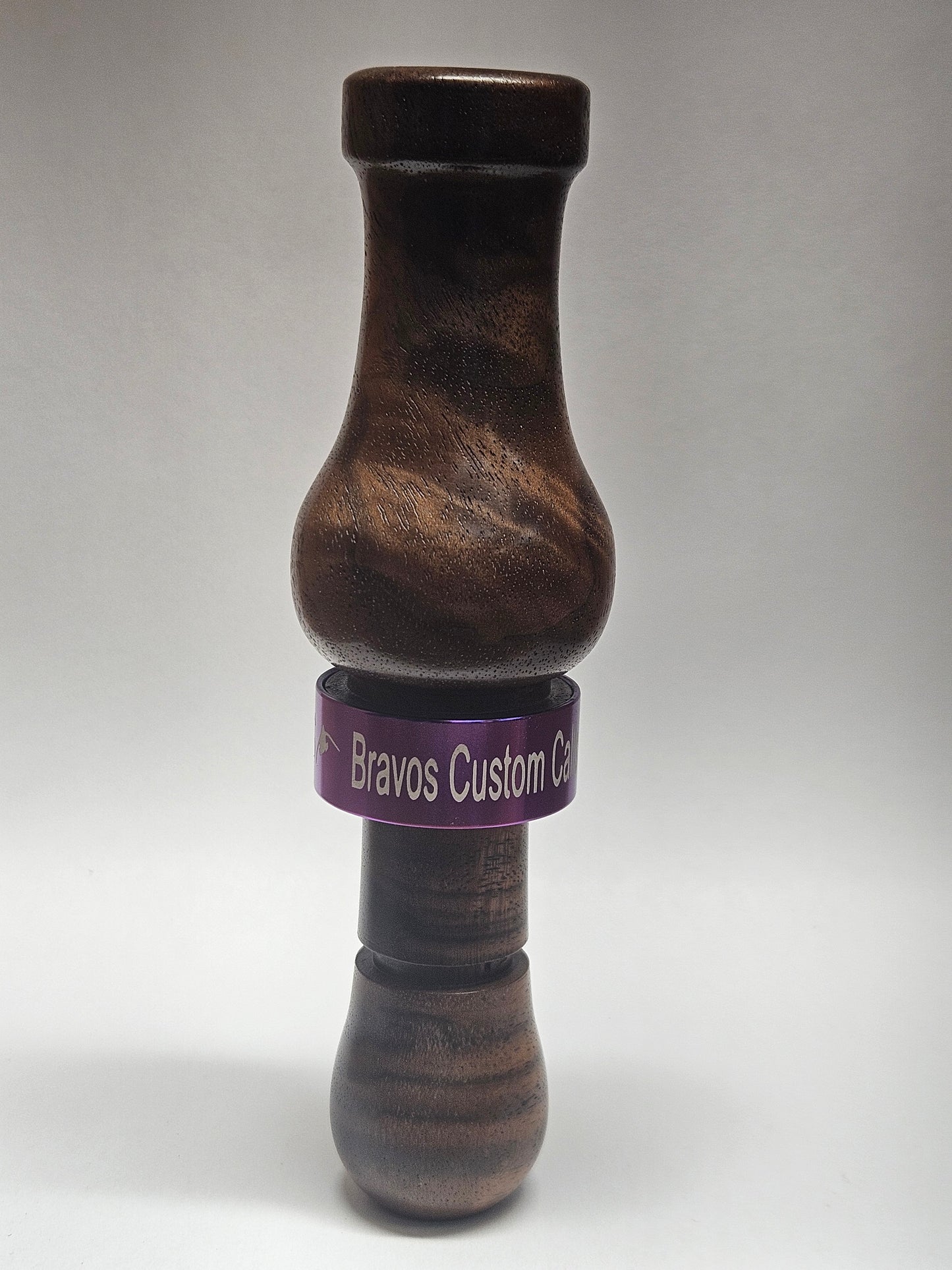 Single Reed Fancy Burled Walnut Duck Call