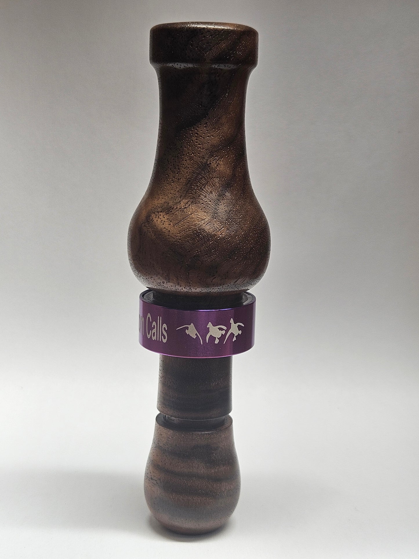 Single Reed Fancy Burled Walnut Duck Call
