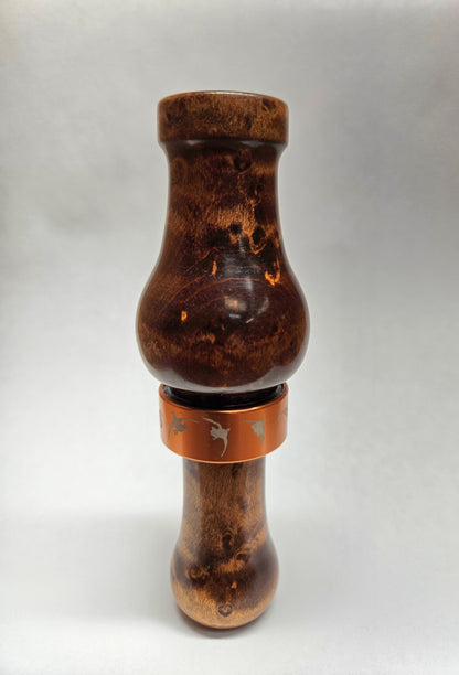 Single Reed Duck Call Birdseye Curly Maple