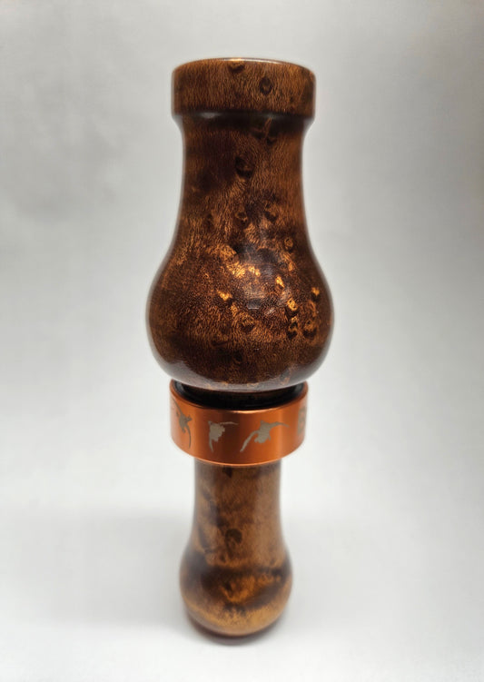 Single Reed Duck Call Birdseye Curly Maple